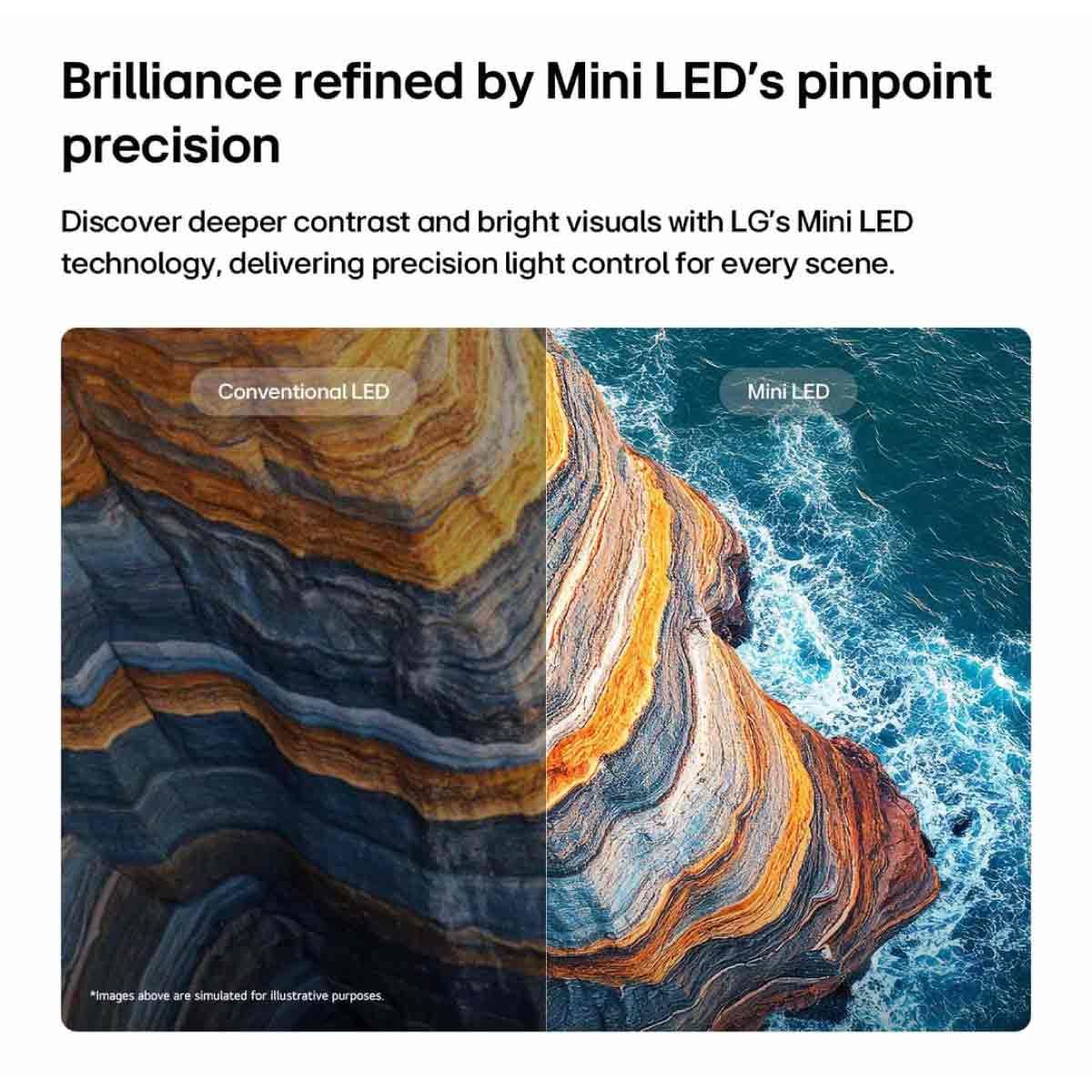 LG Mini LED TV 4K AI 120Hz รุ่น 75QNED80BSA Smart TV 75 นิ้ว