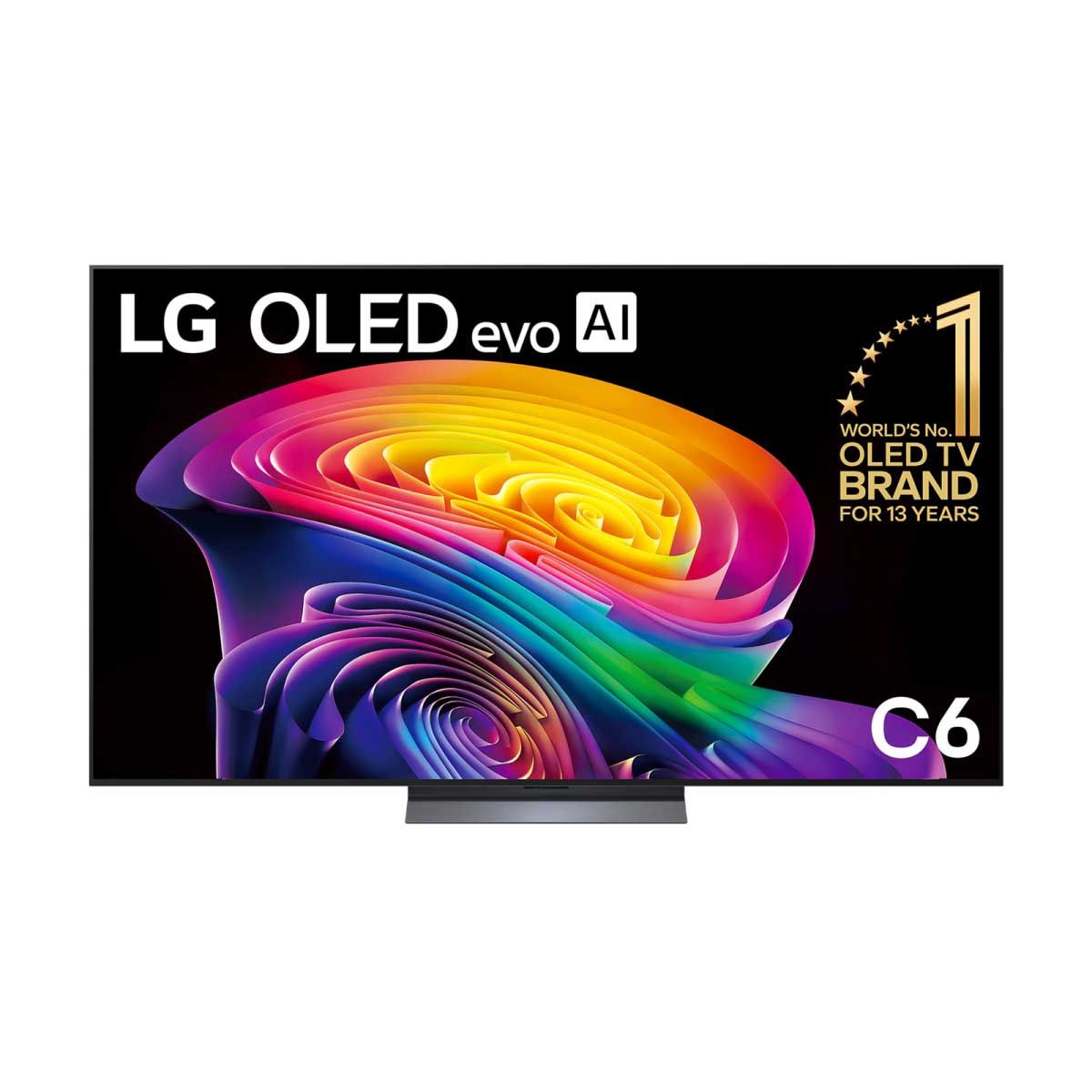 LG OLED TV 4K EVO AI 120Hz รุ่น OLED77C6PSA สมาร์ททีวี 77 นิ้ว