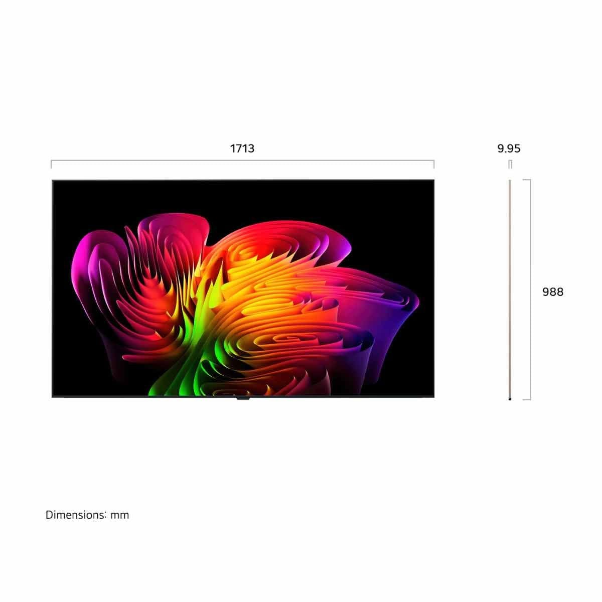 LG OLED TV EVO AI W6 Wallpaper 4K รุ่น OLED77W6PSA Smart TV ขนาด 77 นิ้ว