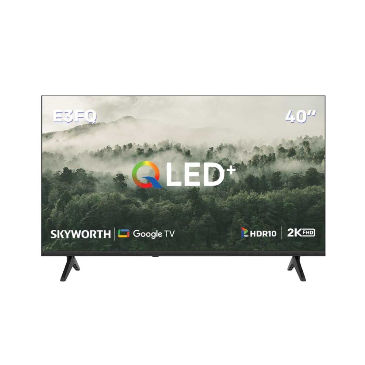 SKYWORTH QLED Google TV 4K รุ่น 40E3FQ สมาร์ททีวี 40 นิ้ว