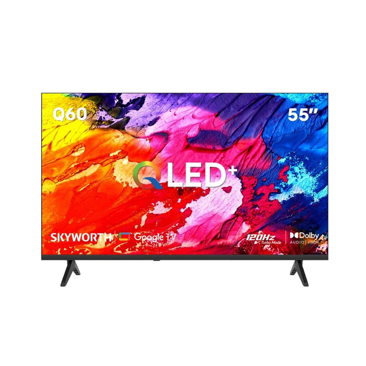SKYWORTH QLED Google TV 4K 120Hz รุ่น 55Q60 สมาร์ททีวี 55 นิ้ว