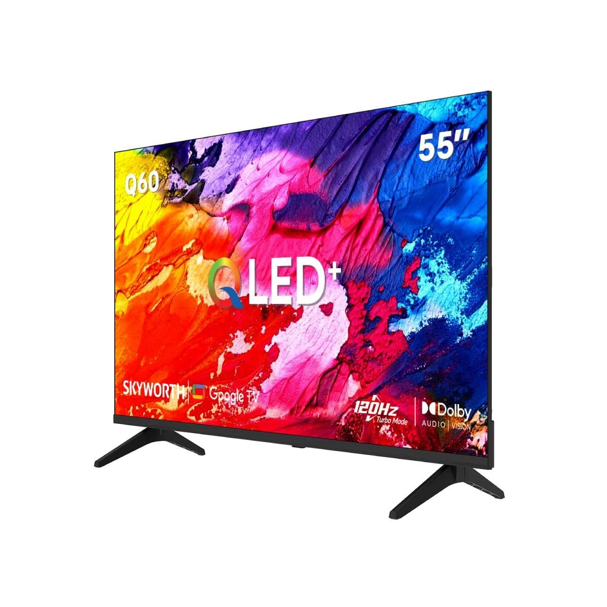 SKYWORTH QLED Google TV 4K 120Hz รุ่น 55Q60 สมาร์ททีวี 55 นิ้ว