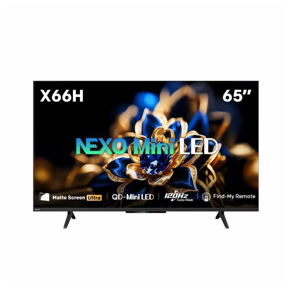 SKYWORTH Mini LED Google TV AI 120 Hz รุ่น 65X66H าร์ททีวีขนาด 65 นิ้ว จอด้าน