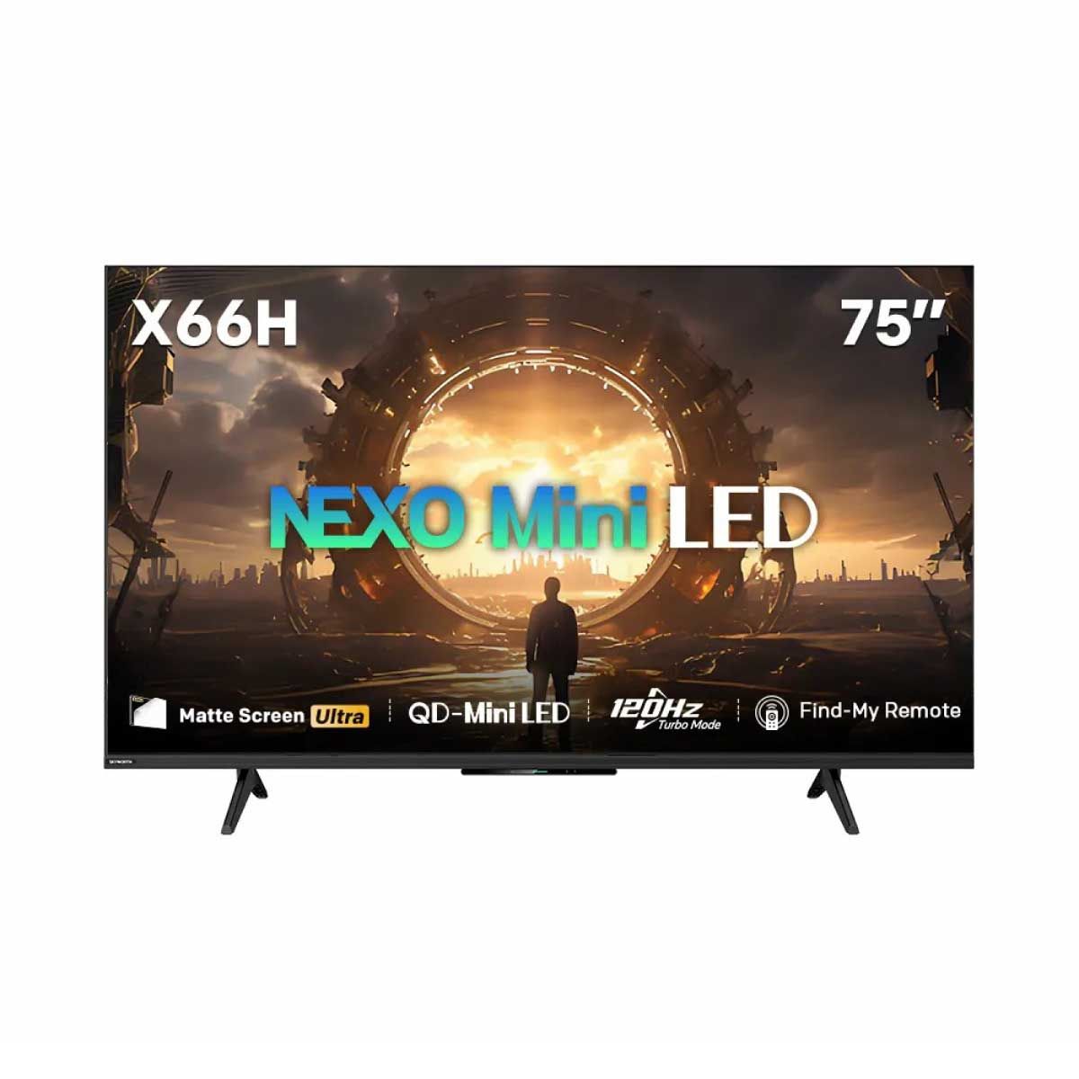SKYWORTH Mini LED Google TV AI 120 Hz รุ่น 75X66H าร์ททีวีขนาด 75 นิ้ว จอด้าน