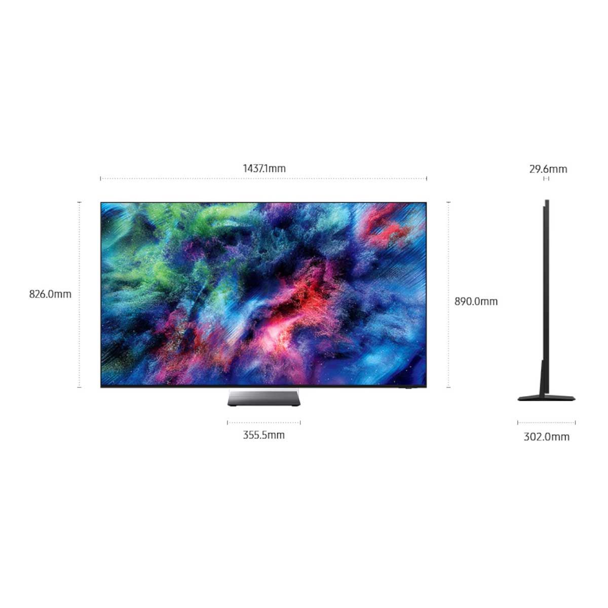 SAMSUNG Micro RGB TV 4K AI Smart TV รุ่น MRA65R95HAKXXT Smart TV ขนาด 65 นิ้ว