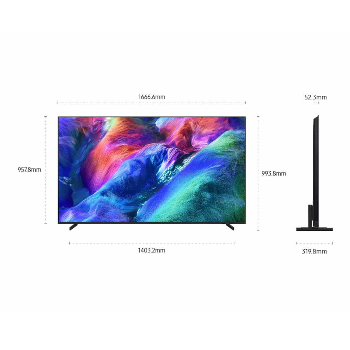 SAMSUNG Micro RGB TV 4K AI Smart TV รุ่น MRA75R85HAKXXT Smart TV ขนาด 75 นิ้ว