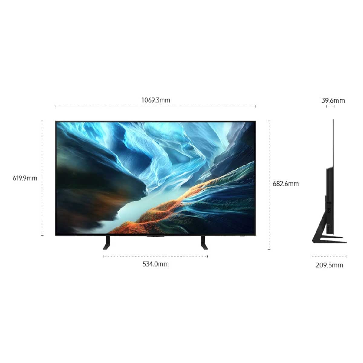 SANSUNG OLED TV 4K Vision AI Smart TV รุ่น QA48S90HAEXXT Smart TV ขนาด 48 นิ้ว