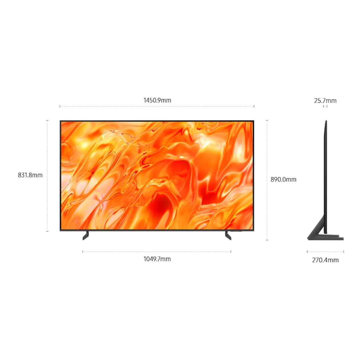 SAMSUNG Mini LED TV 4K AI Smart TV  รุ่น QA65QN70HAKXXT Smart TV ขนาด 65 นิ้ว