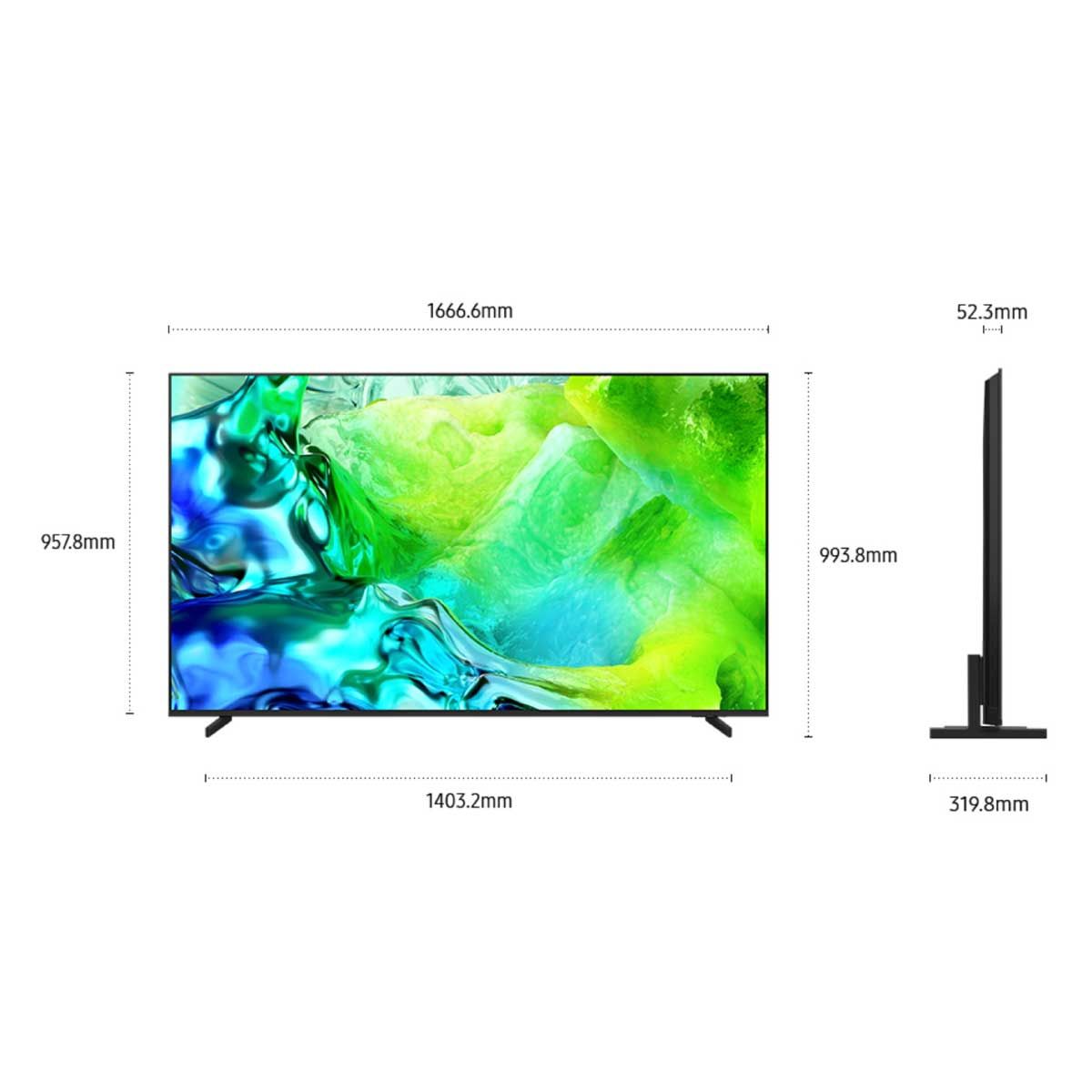 SAMSUNG Mini LED TV Quantum Dot 144z รุ่น QA75QN80HAKXXT Vision AI Smart TV  ขนาด 75 นิ้ว