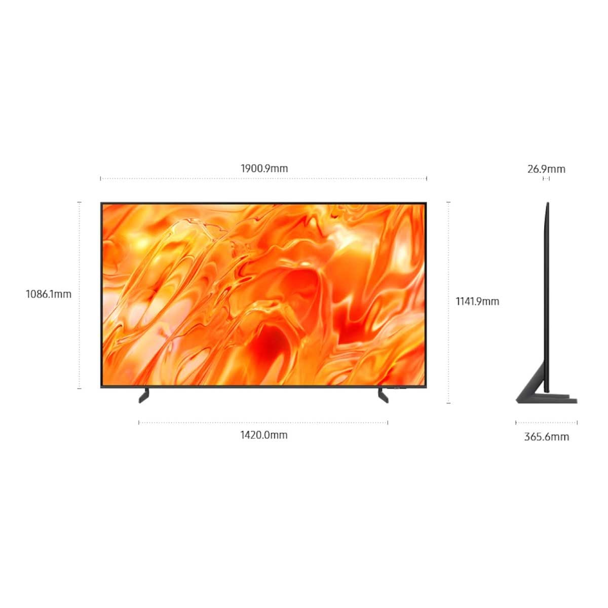 SAMSUNG Mini LED TV 4K AI Smart TV  รุ่น QA85QN70HAKXXT Smart TV ขนาด 85 นิ้ว