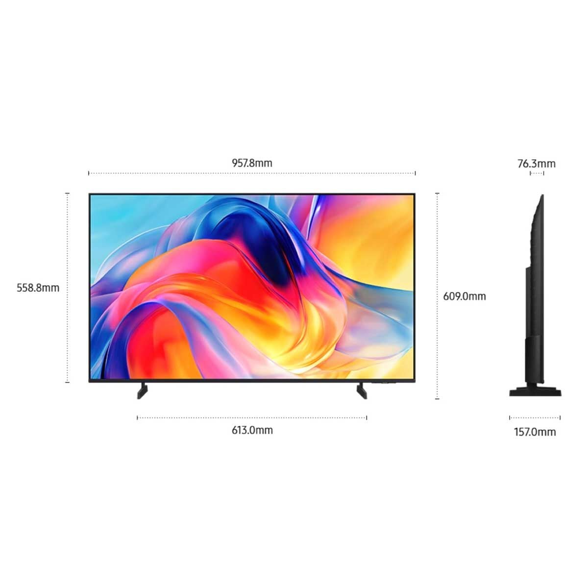 SAMSUNG Mini LED TV 4K  AI Smart TV รุ่น UA43M77HAKXXT Smart TV ขนาด 43 นิ้ว