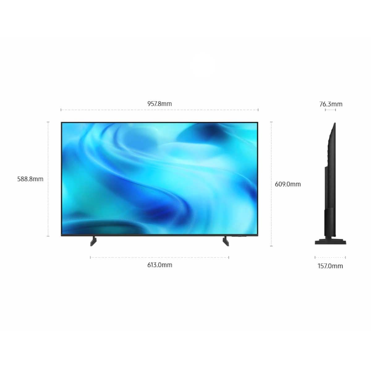 SAMSUNG  UHD TV 4K  Vision AI Smart TV รุ่น UA43UE800HKXXT สมาร์ททีวี ขนาด 43 นิ้ว