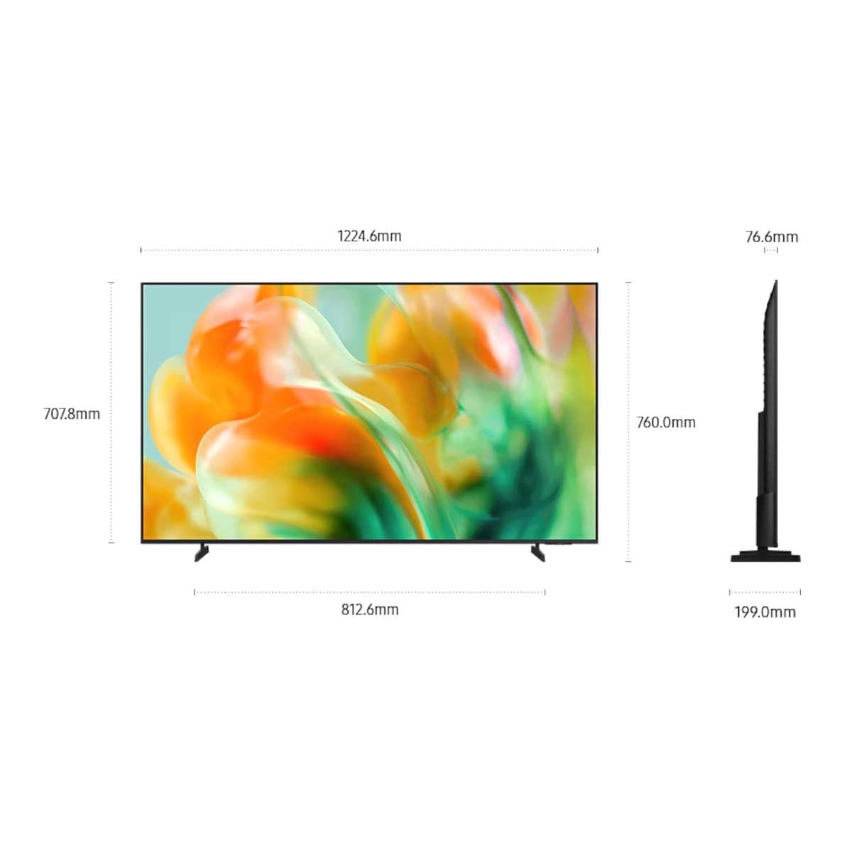 SAMSUNG Mini LED TV 4K AI Smart TV รุ่น UA55M80HAKXXT Smart TV ขนาด 55 นิ้ว