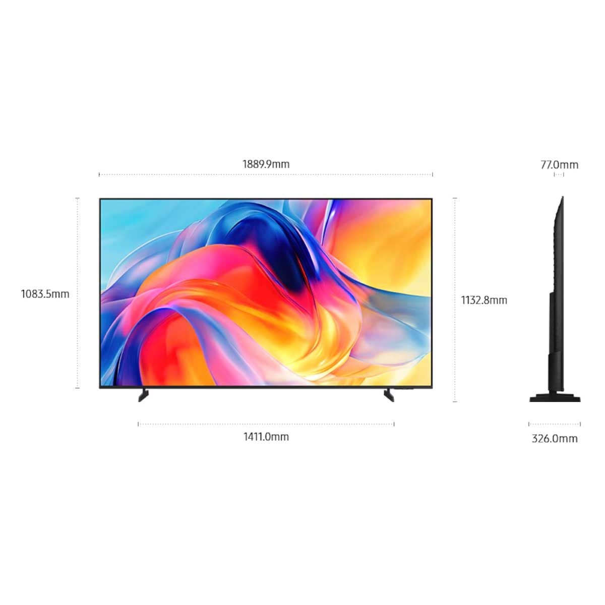 SAMSUNG Mini LED TV Quantum Dot 60Hz รุ่น UA85M77HAKXXT Vision AI Smart TV  ขนาด 85 นิ้ว