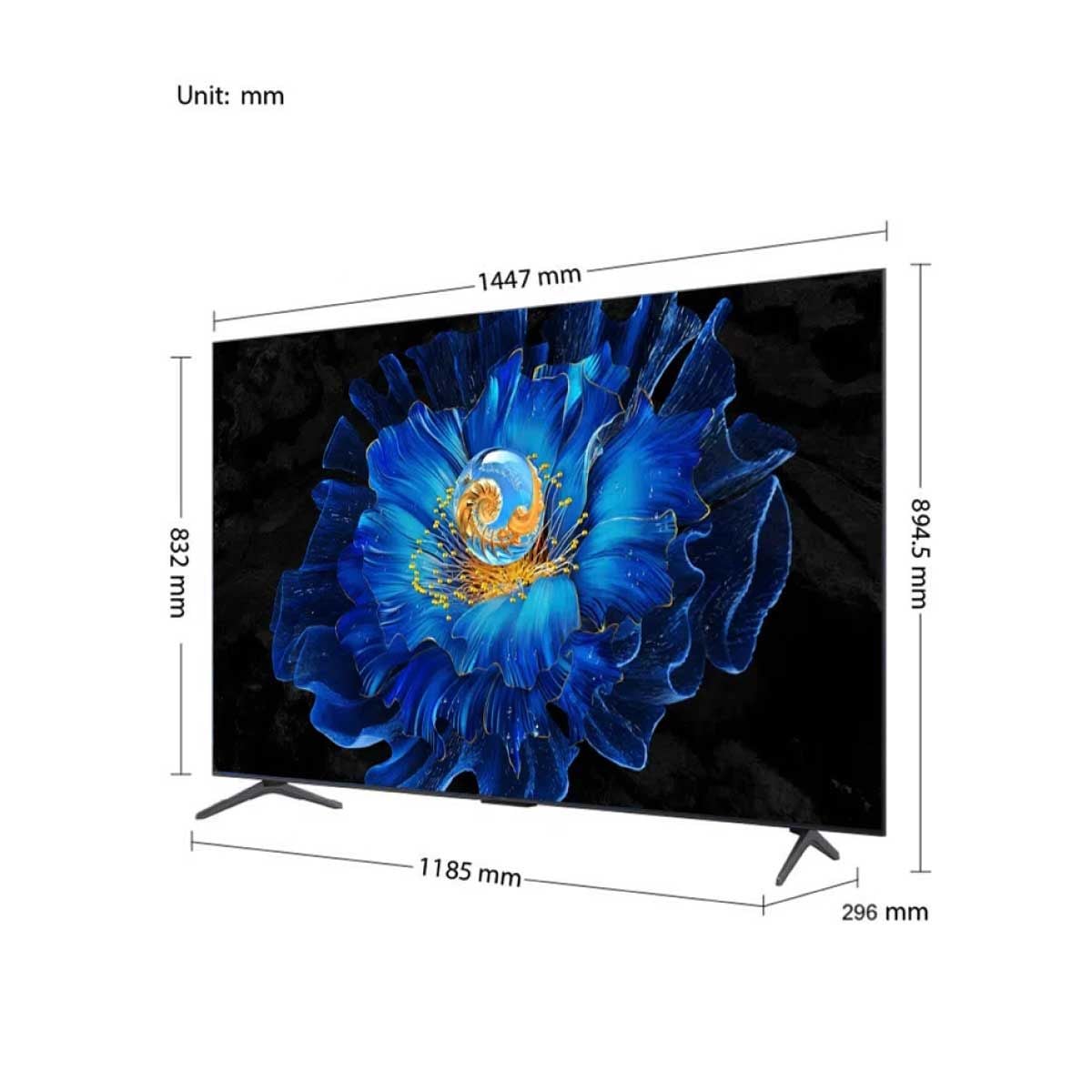 TCL Premium QD-Mini LED TV Google 4K รุ่น 65C6KS  Smart TV  ขนาด 65 นิ้ว