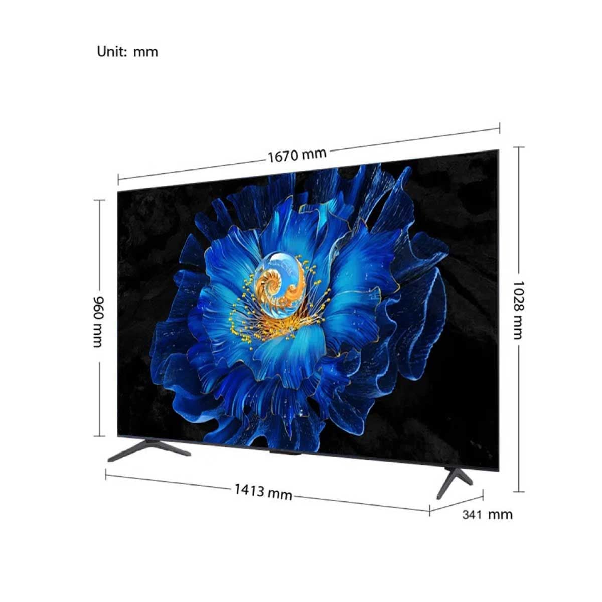 TCL Premium QD-Mini LED TV Google 4K รุ่น 75C6KS  Smart TV  ขนาด 75 นิ้ว