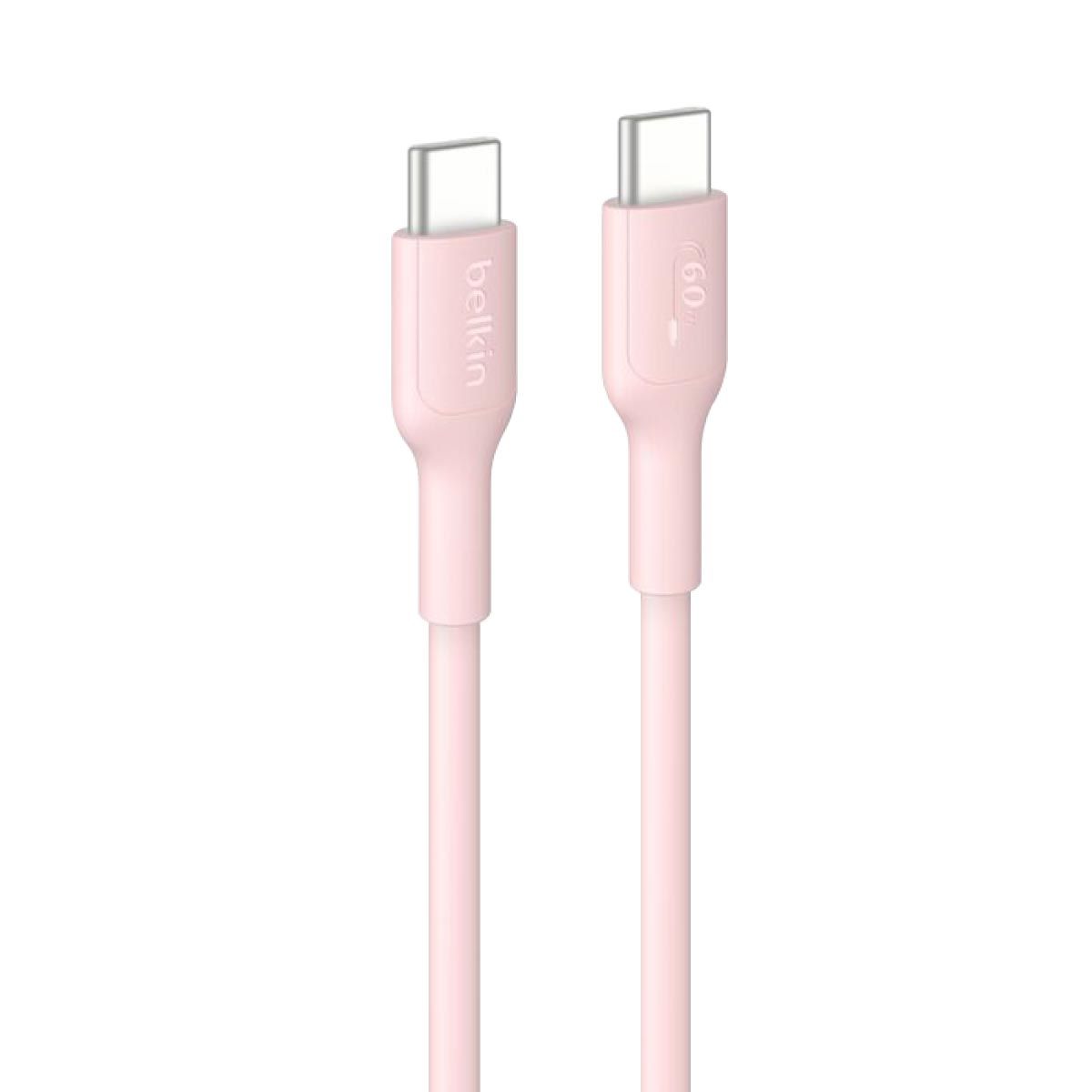 Belkin Charger Cable (สายชาร์จ) BoostCharge Pro Braided USB-C to USB-C 60W (1M) - สีชมพู