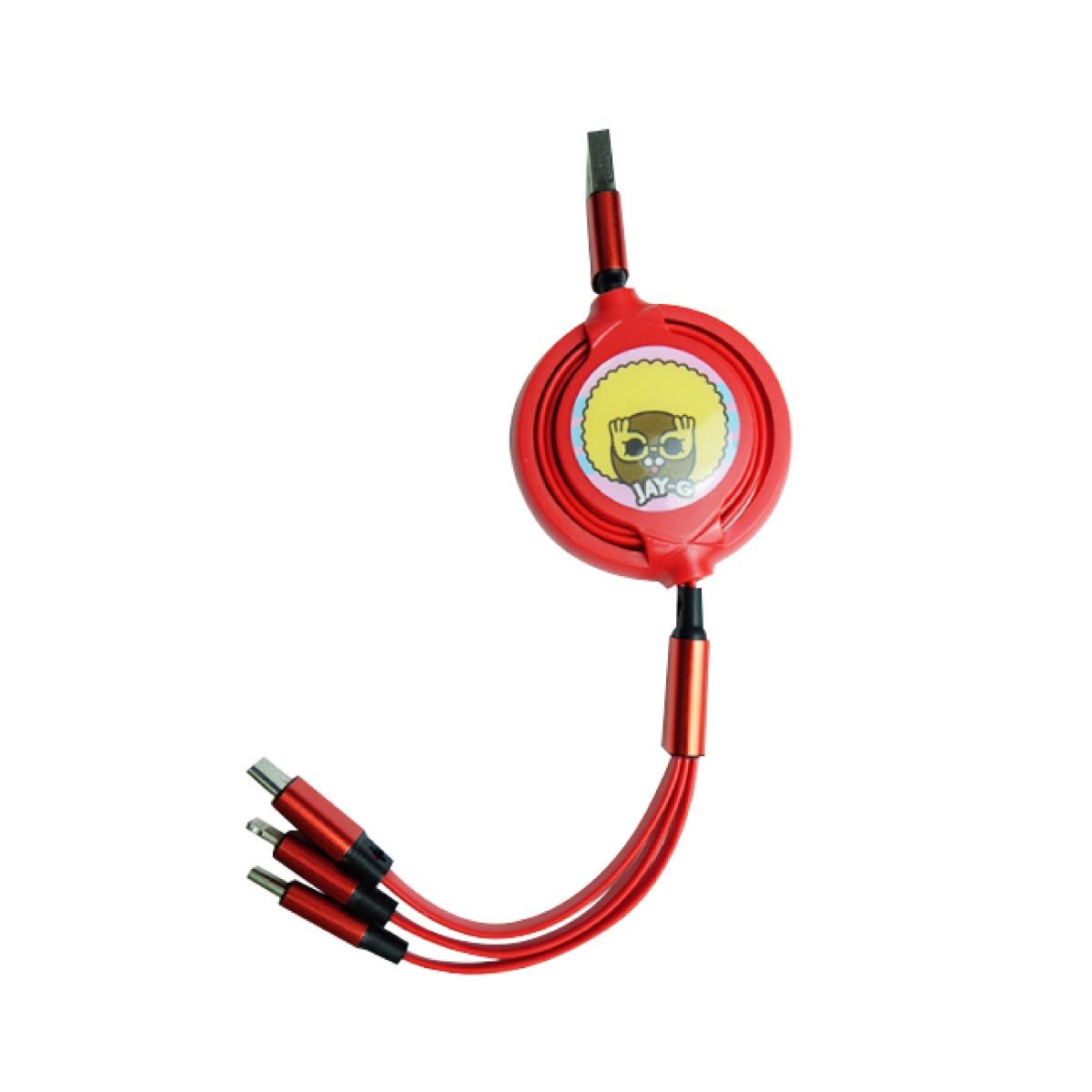 YOOBAO สายชาร์จ 3 in 1 Cable Type-C / Micro / Lightning รุ่น YB31 ( Red )