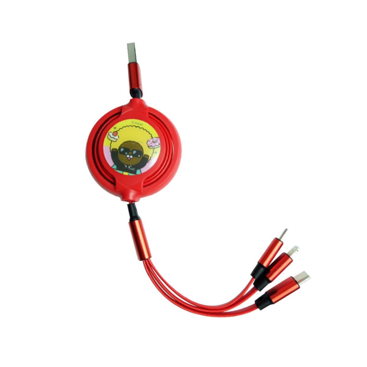 YOOBAO สายชาร์จ 3 in 1 Cable Type-C / Micro / Lightning รุ่น YB31 ( Red )