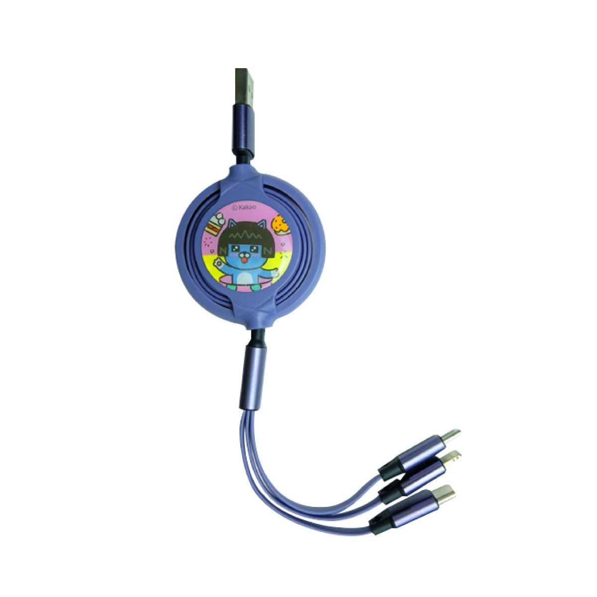 YOOBAO สายชาร์จ 3 in 1 Cable Type-C / Micro / Lightning รุ่น YB31 (Purple)