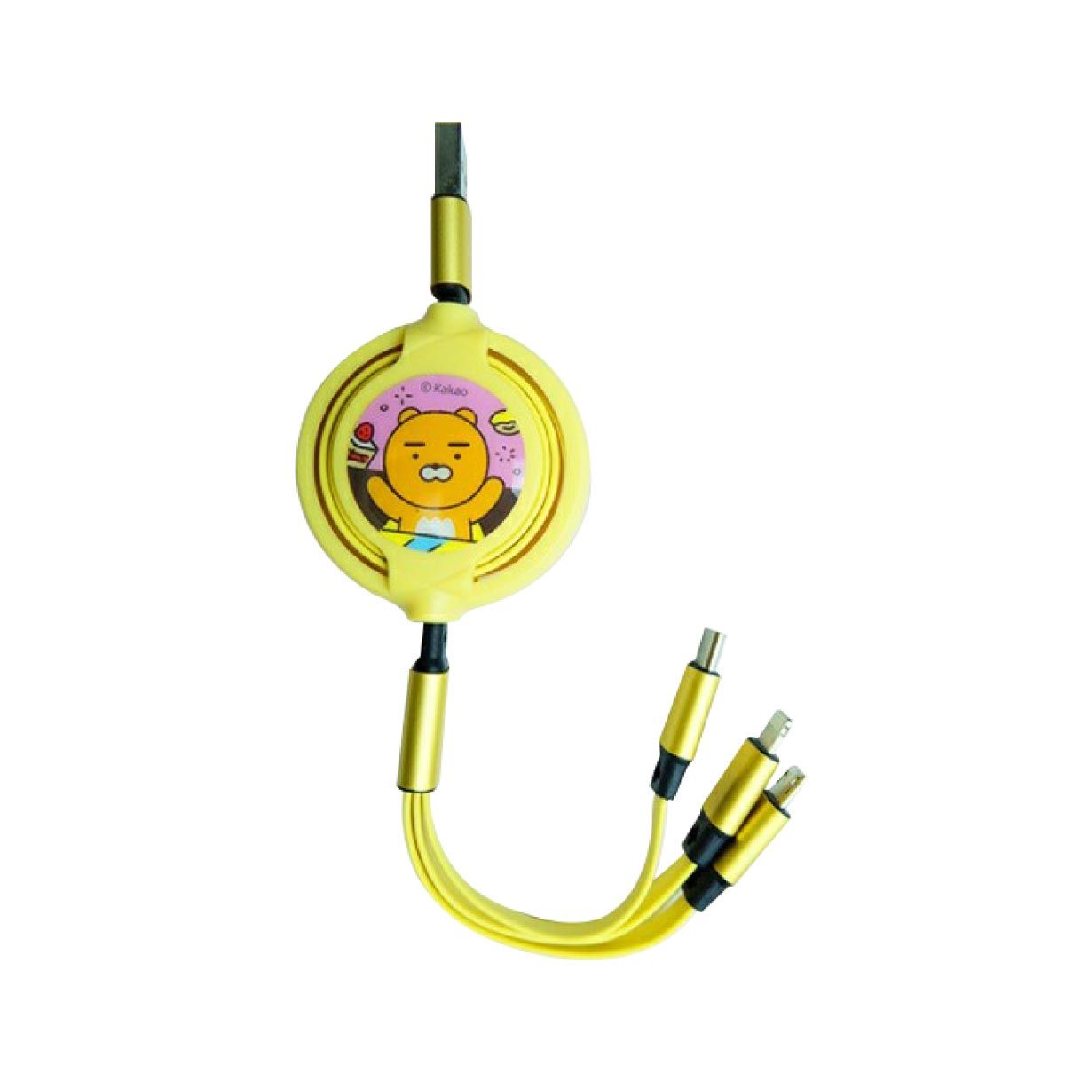 YOOBAO สายชาร์จ 3 in 1 Cable Type-C / Micro / Lightning รุ่น YB31 (Yellow)