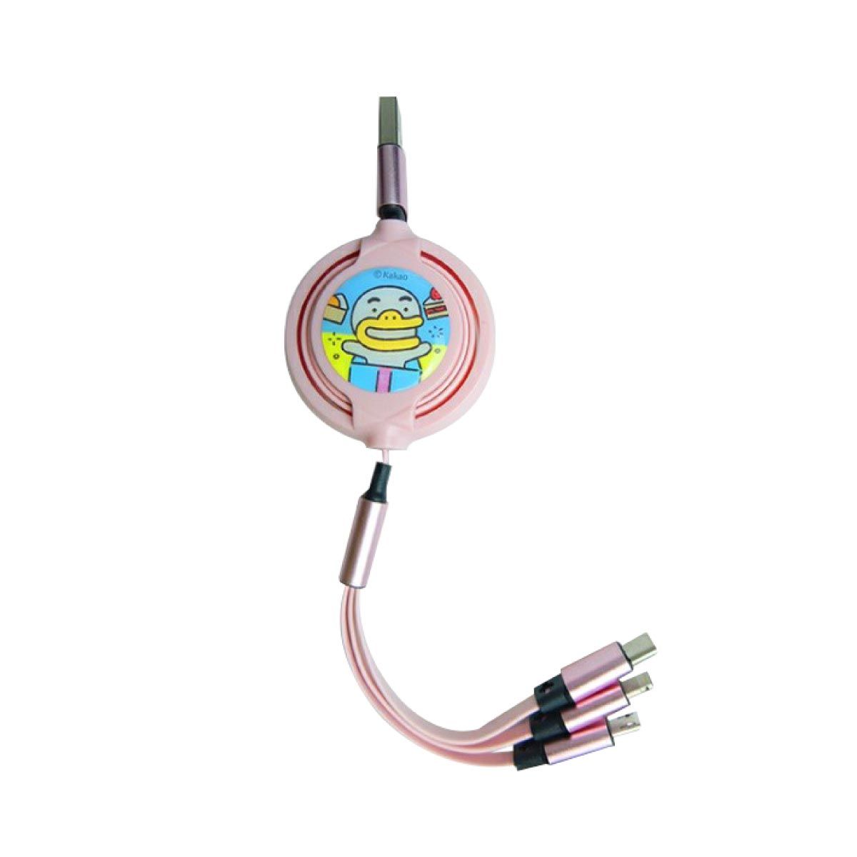 YOOBAO สายชาร์จ 3 in 1 Cable Type-C / Micro / Lightning รุ่น YB31 (Pink)
