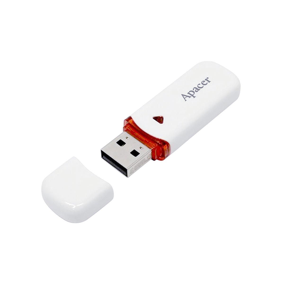 FLASH DRIVE 64 GB (แฟลชไดร์ฟ) APACER AH333 (WHITE)