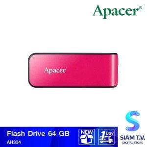 FLASH DRIVE 64 GB (แฟลชไดร์ฟ) APACER AH334 (PINK)