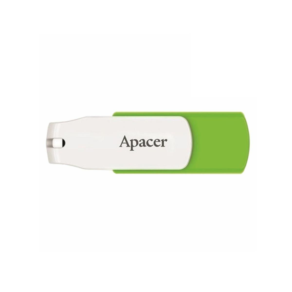 FLASH DRIVE 64 GB (แฟลชไดร์ฟ) APACER AH335 (GREEN)