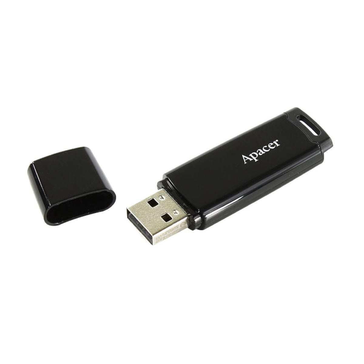 FLASH DRIVE 64 GB (แฟลชไดร์ฟ) APACER AH336 (BLACK)