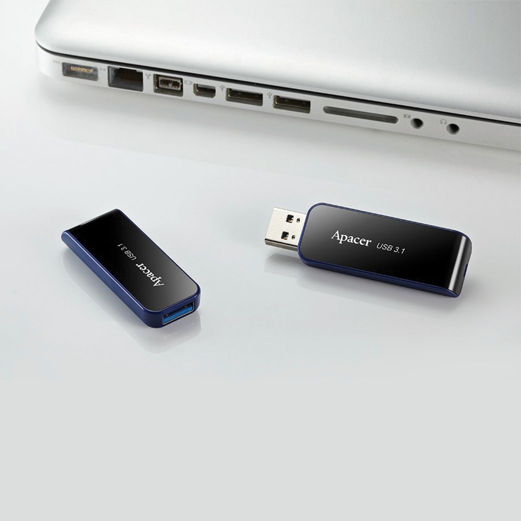 FLASH DRIVE 32 GB (แฟลชไดร์ฟ) APACER AH356 (BLACK)