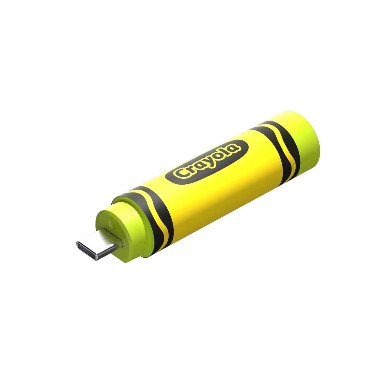 FLASH DRIVE (แฟลชไดร์ฟ) SANDISK CRAYOLA 64GB (Electric Lime)