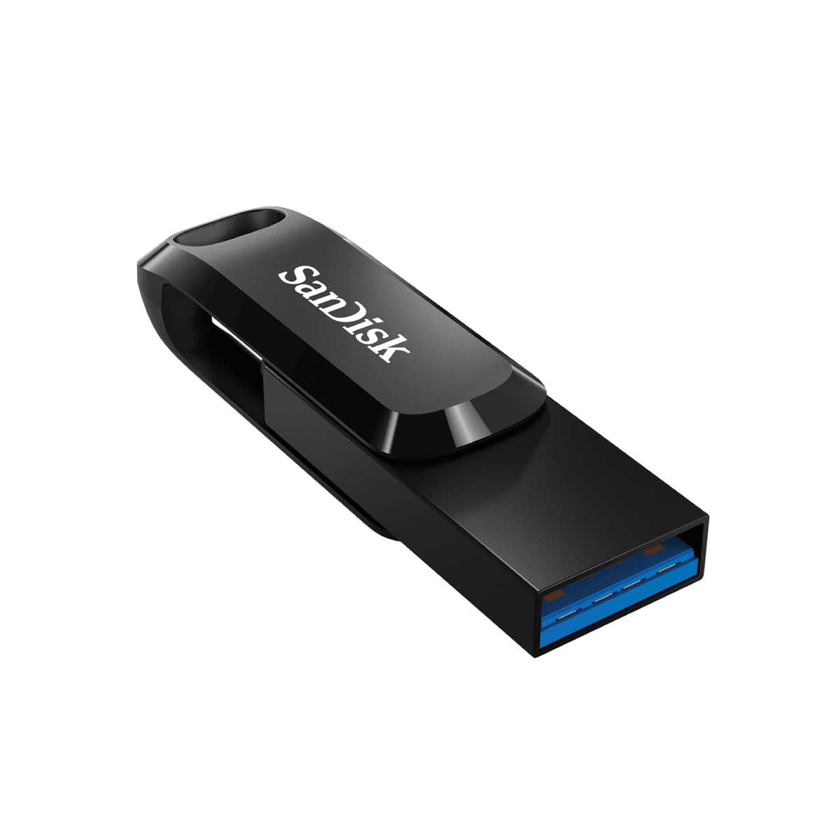 64 GB FLASH DRIVE (แฟลชไดร์ฟ) SANDISK ULTRA DUAL DRIVE GO USB TYPE-C (SDDDC3-064G-G46)