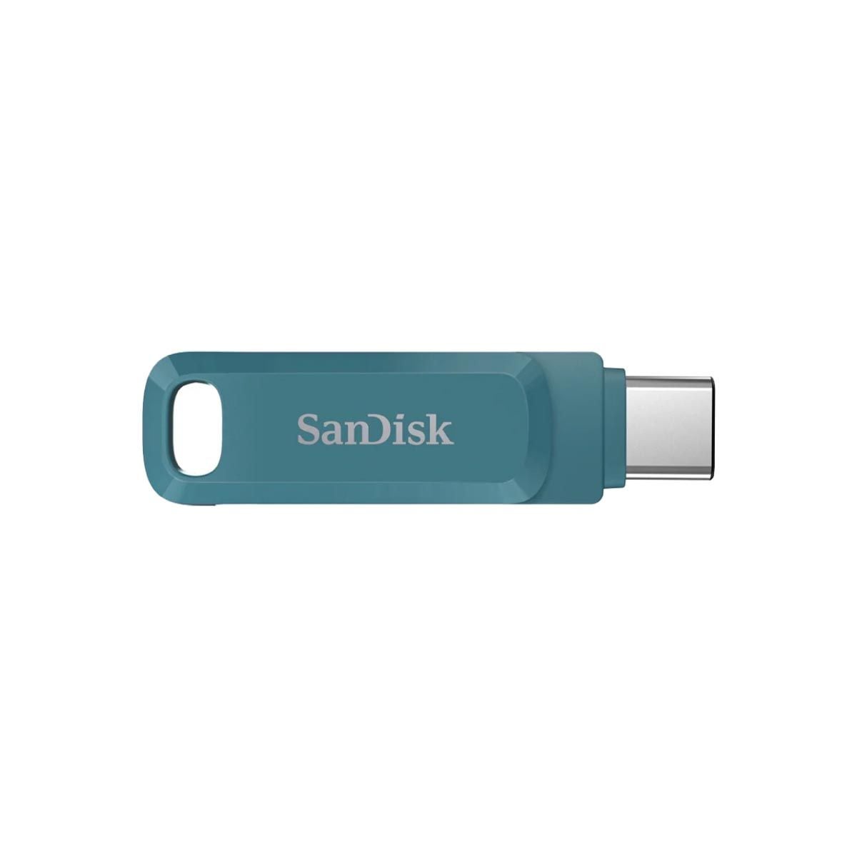 64 GB FLASH DRIVE (แฟลชไดร์ฟ) SANDISK ULTRA DUAL DRIVE GO USB TYPE-C (USB-C & USB-A)