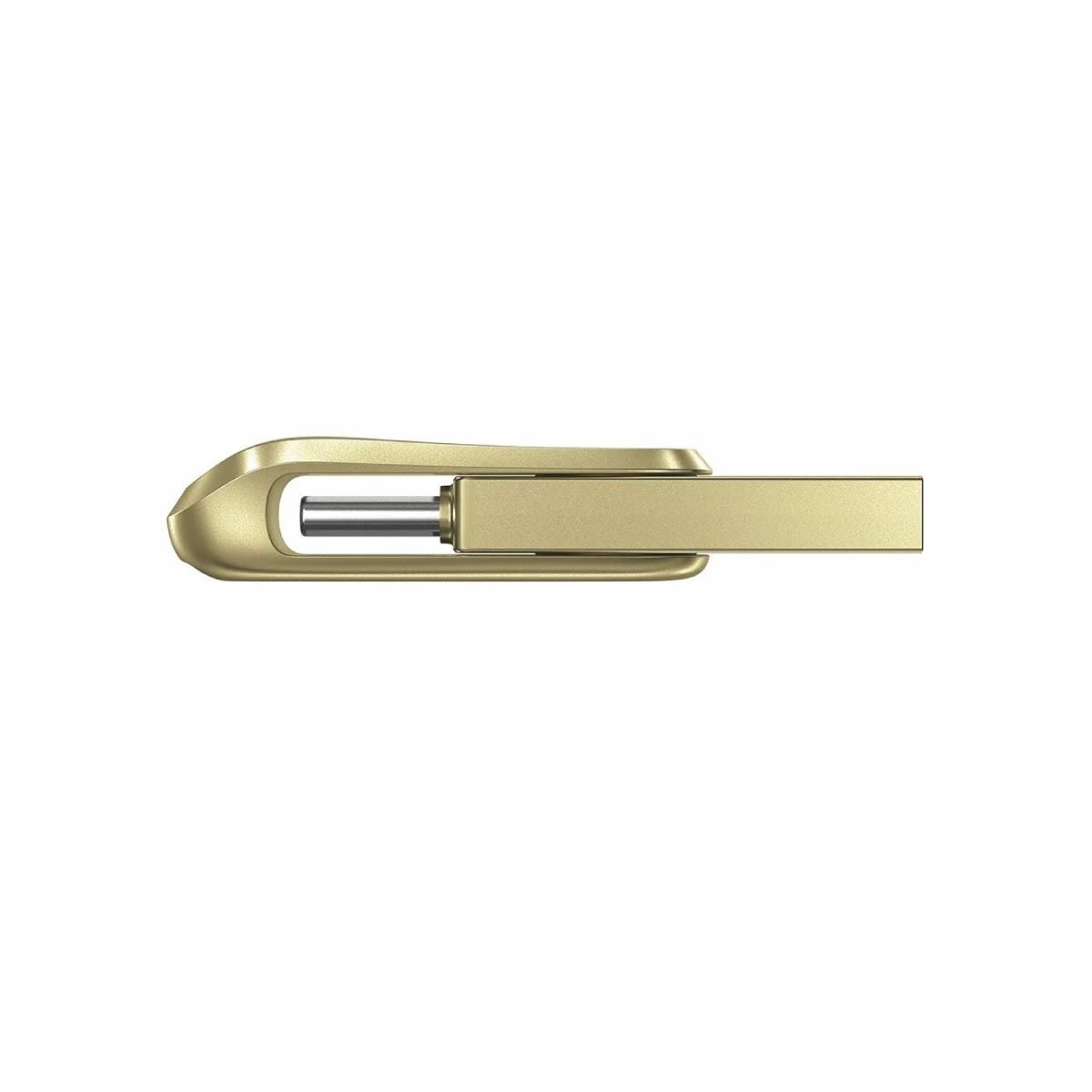 FLASH DRIVE 128 GB (แฟลชไดร์ฟ) SANDISK ULTRA DUAL DRIVE LUXE (USB-C & USB-A) (SDDDC4-128G-G46GD) (GOLD)