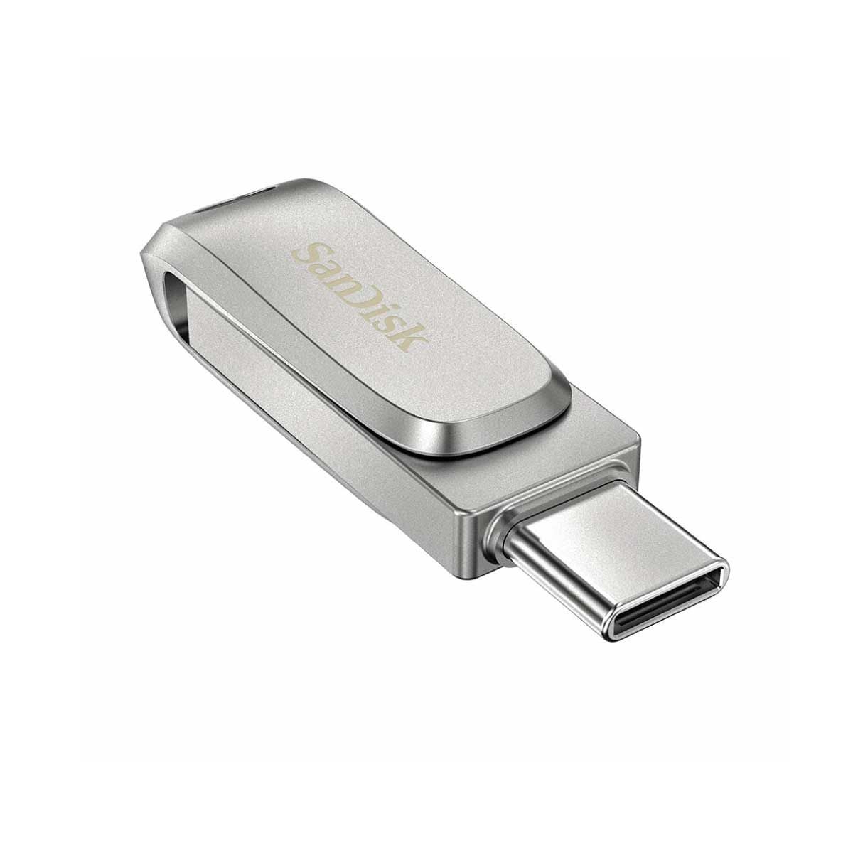 FLASH DRIVE 128 GB (แฟลชไดร์ฟ) SANDISK DUAL DRIVE LUXE USB 3.1 TYPE-C (SDDDC4-128G-G46)