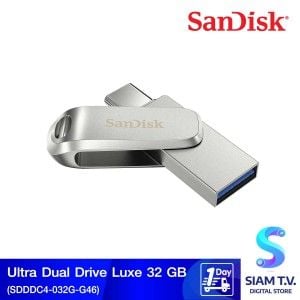 FLASH DRIVE (แฟลชไดร์ฟ) SANDISK DUAL 32 GB USB 3.1 TYPE-C (SDDDC4-032G-G46)