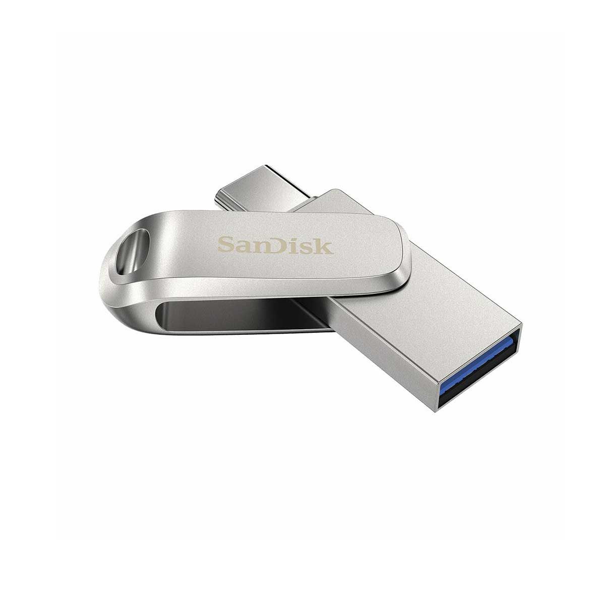 FLASH DRIVE (แฟลชไดร์ฟ) SANDISK DUAL USB 3.1 64 GB  TYPE-C (SDDDC4-064G-G46)