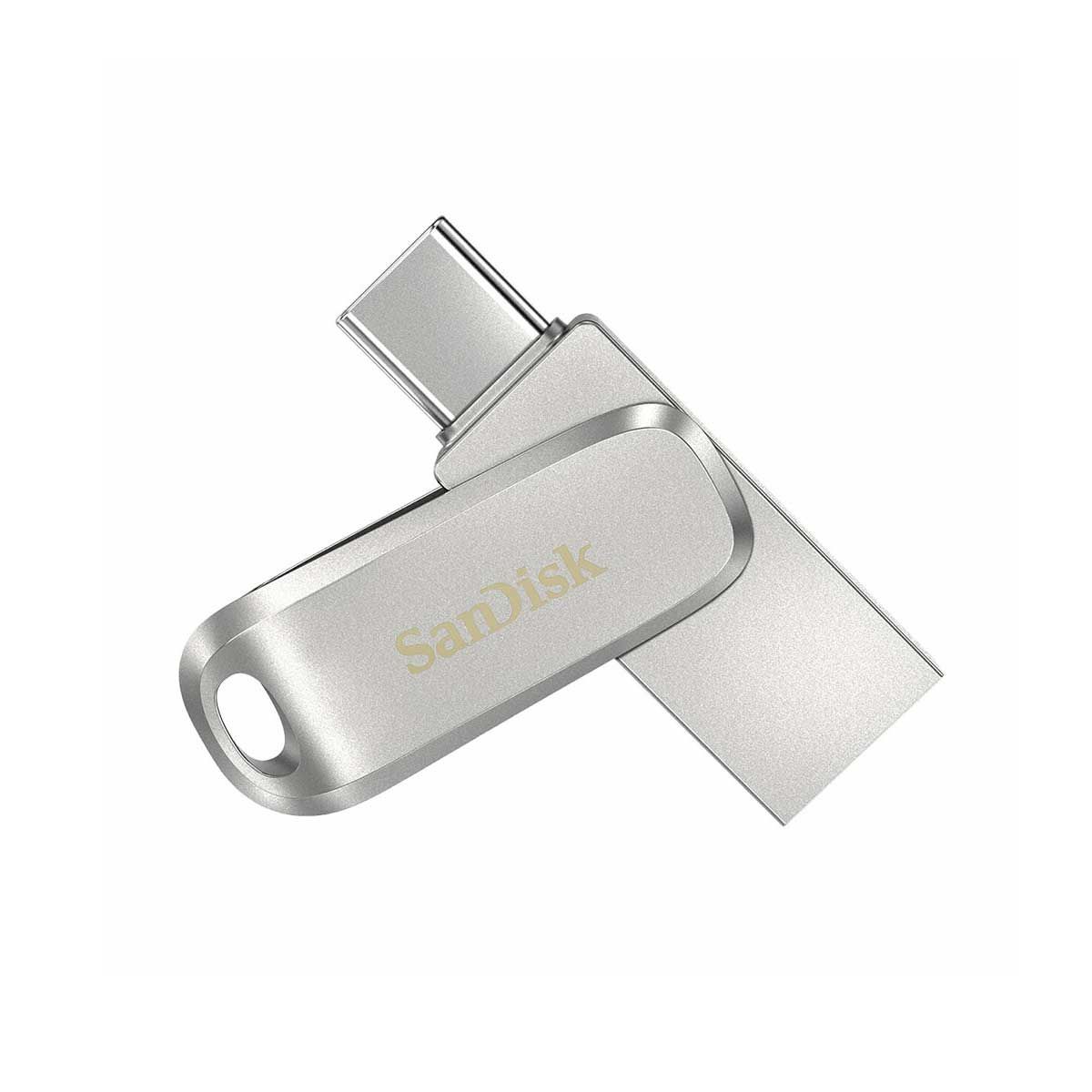 FLASH DRIVE (แฟลชไดร์ฟ) SANDISK DUAL USB 3.1 64 GB  TYPE-C (SDDDC4-064G-G46)