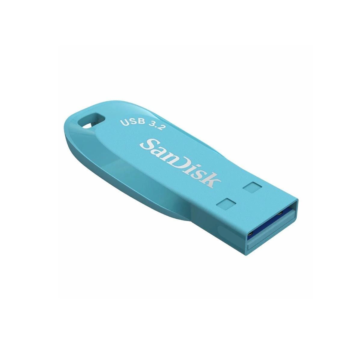 FLASH DRIVE 128 GB (แฟลชไดร์ฟ) SANDISK ULTRA SHIFT USB 3.2 GEN 1 (SDCZ410-128G-G46BB) (BLUE)