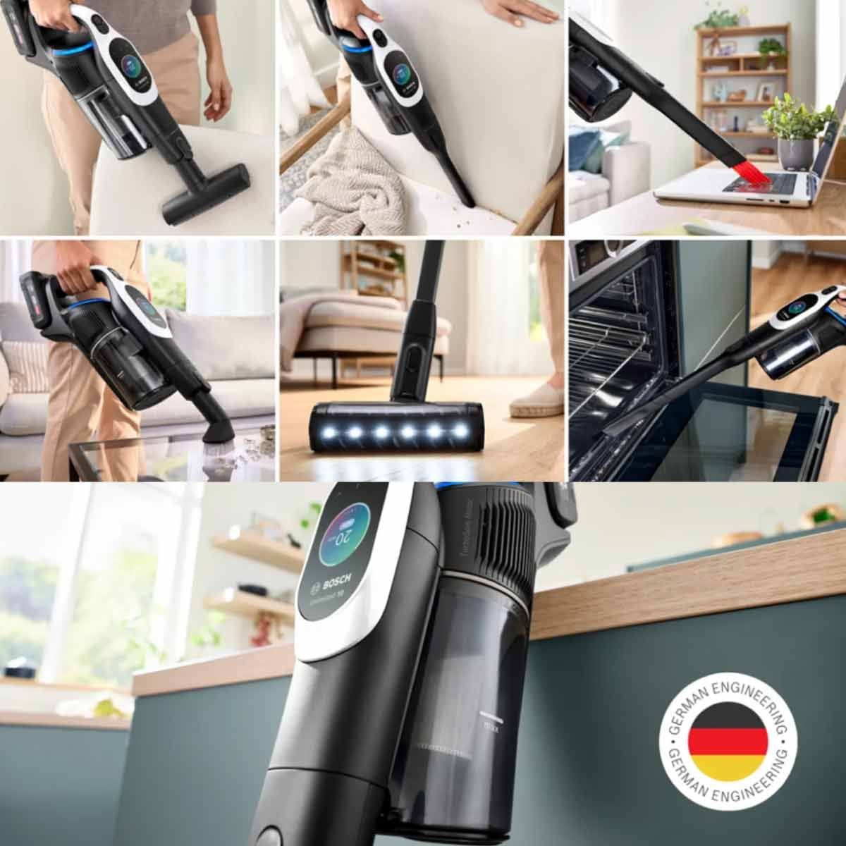 BOSCH  เครื่องดูดฝุ่นมือจับUnlimited10 รุ่น BCS1041WAC