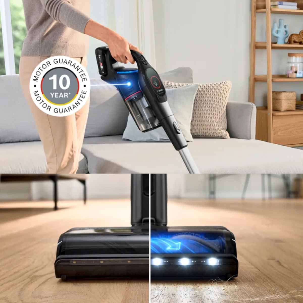 BOSCH  เครื่องดูดฝุ่นด้ามจับ Unlimited10 สีดำรุ่น  BCS931BQC