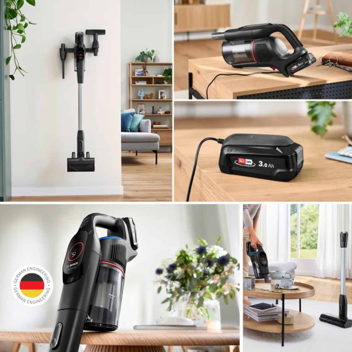 BOSCH  เครื่องดูดฝุ่นด้ามจับ Unlimited10 สีดำรุ่น  BCS931BQC