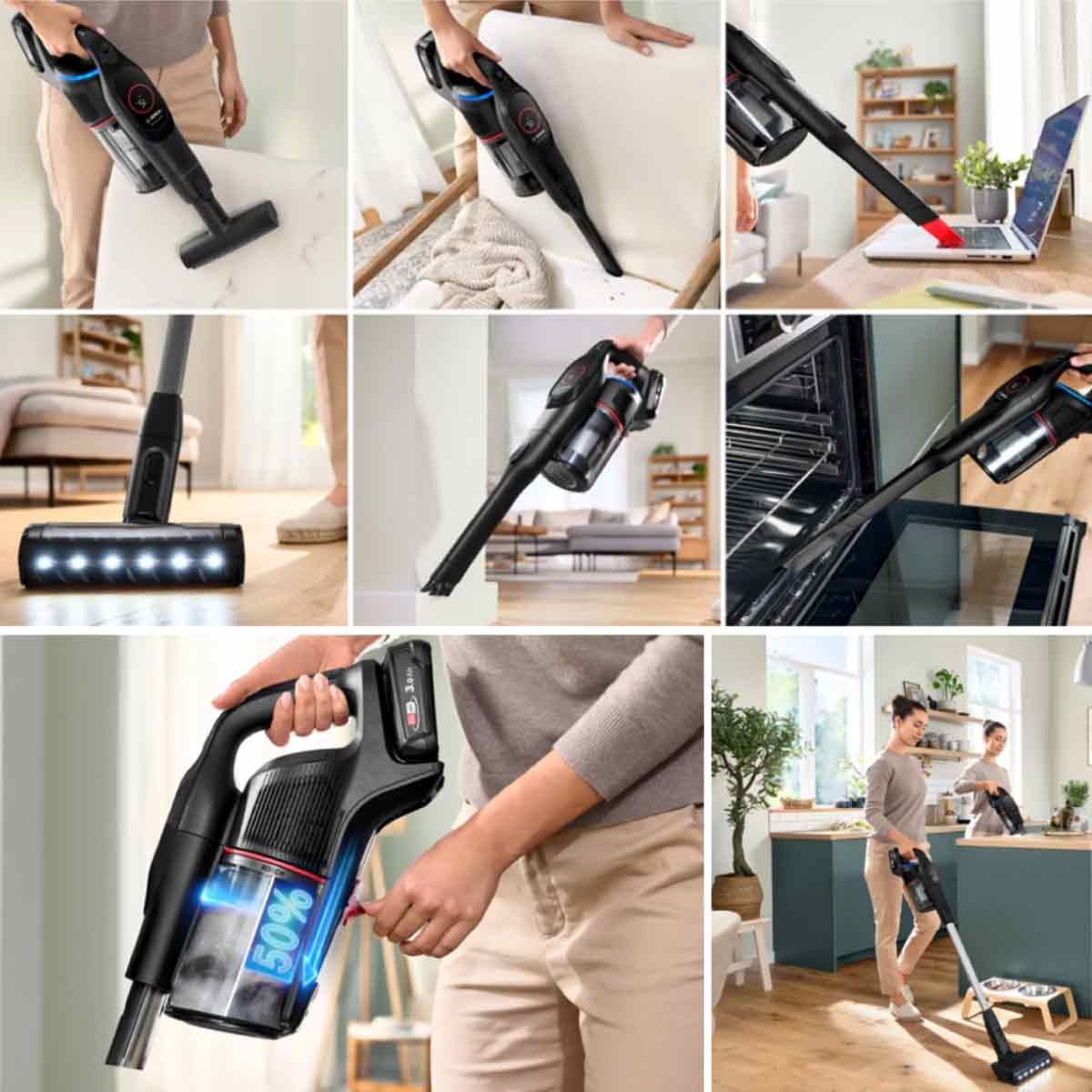 BOSCH  เครื่องดูดฝุ่นด้ามจับ Unlimited10 สีดำรุ่น  BCS931BQC