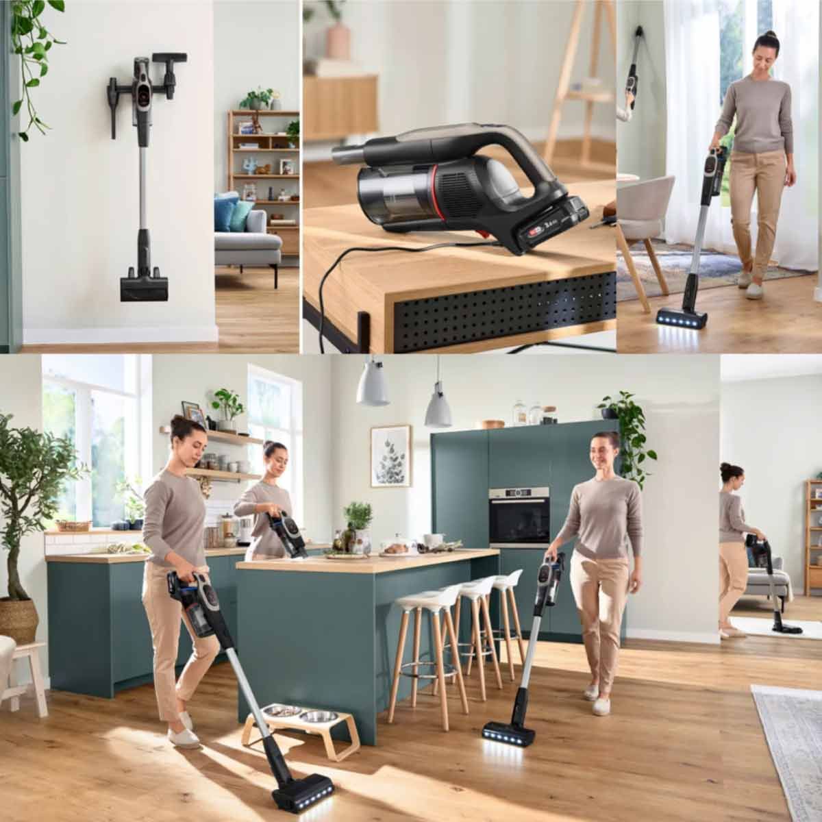 BOSCH  เครื่องดูดฝุ่นด้ามจับ Unlimited10 สีเทา รุ่น  BCS931GAC
