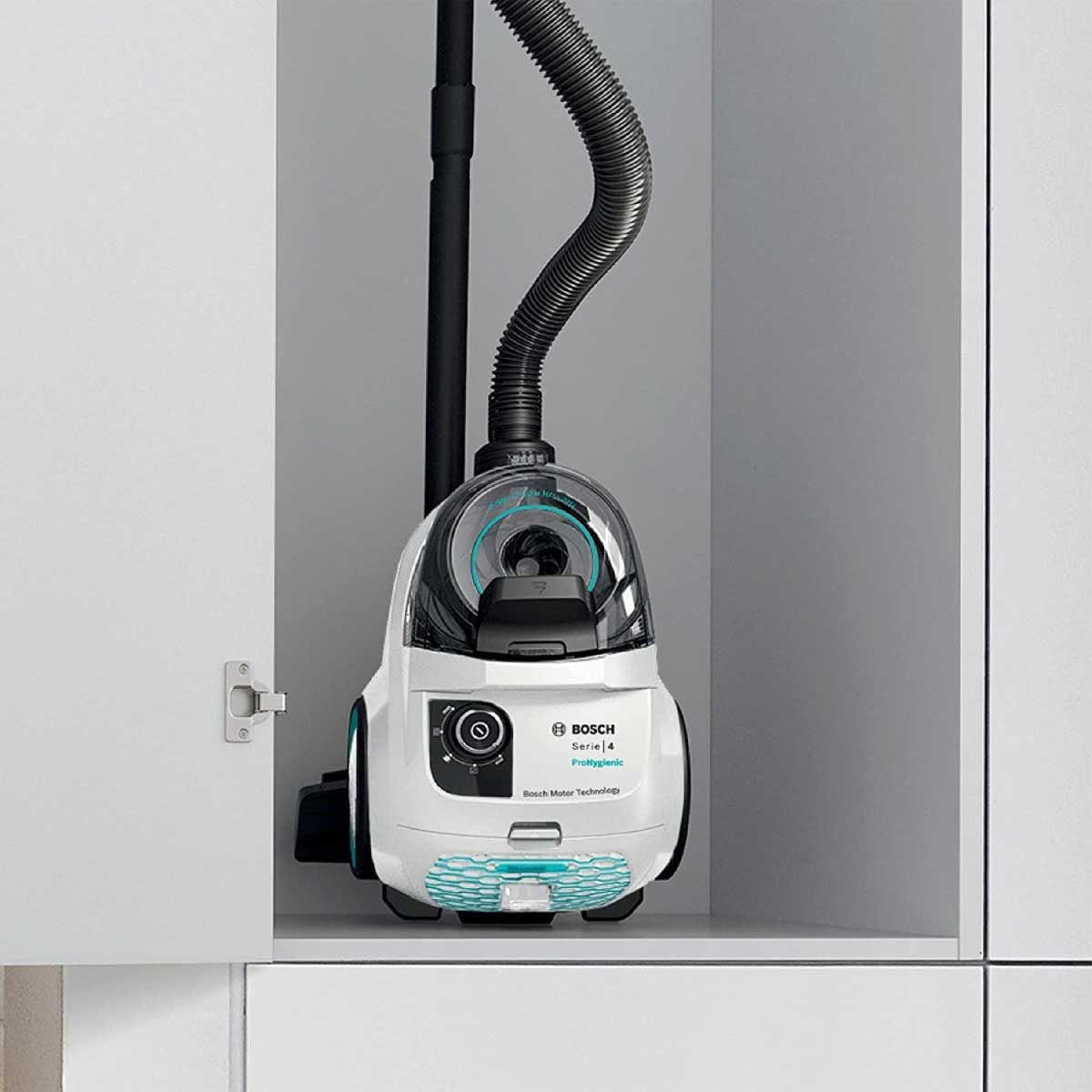 BOSCH เครื่องดูดฝุ่นแบบมีสาย รุ่น BGS21WHYG 2 ลิตร สีขาว
