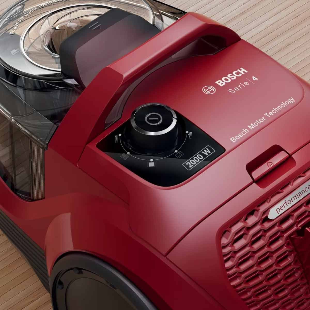 BOSCH เครื่องดูดฝุ่น 2000W สีแดง รุ่นBGS21WX200