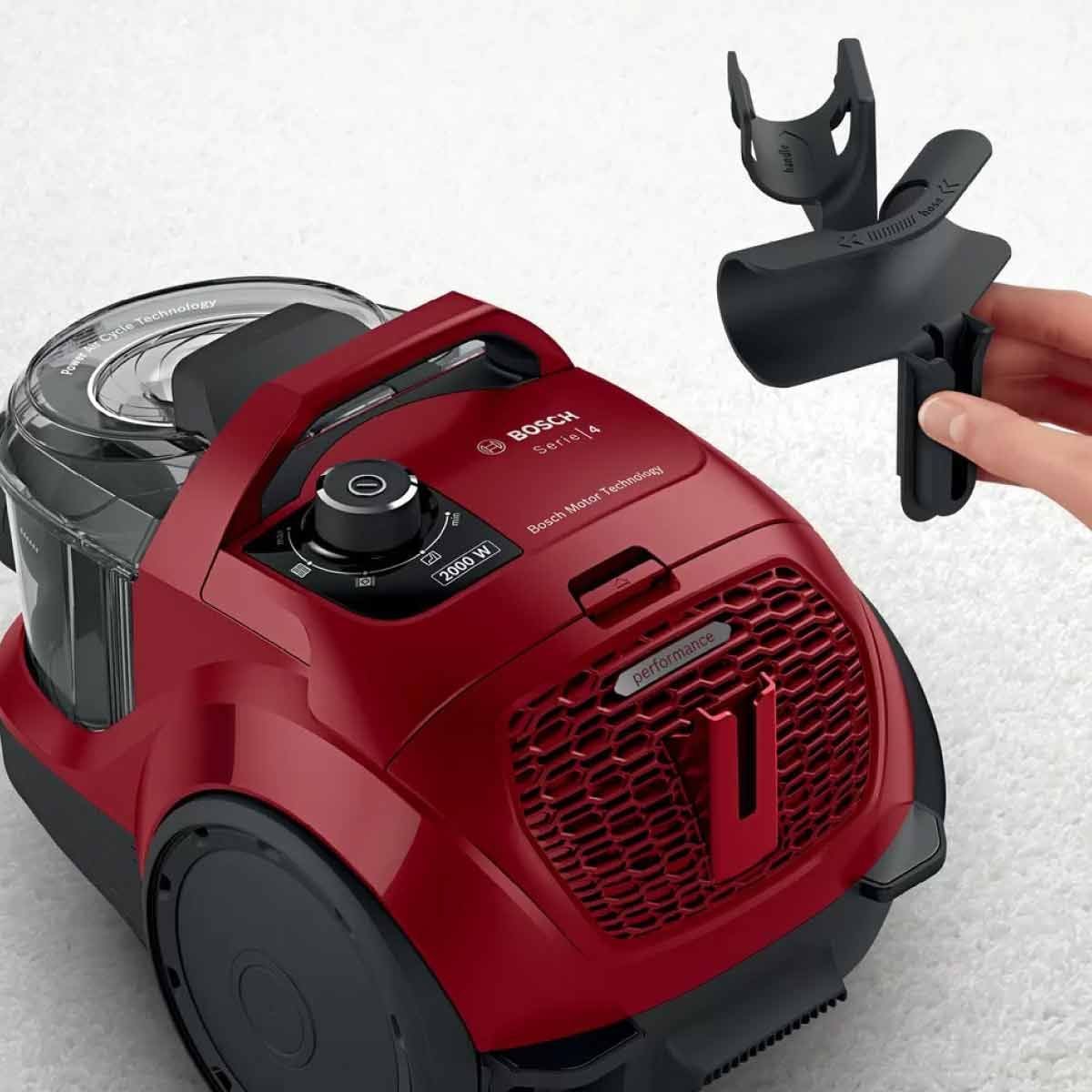 BOSCH เครื่องดูดฝุ่น 2000W สีแดง รุ่นBGS21WX200