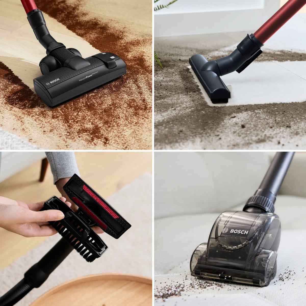 BOSCH เครื่องดูดฝุ่น 800W Series8 สีดำ รุ่น BGS7POW2