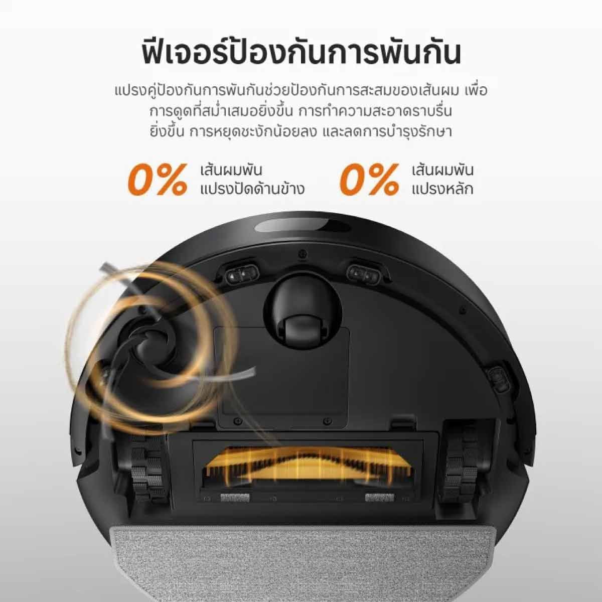 Dreame เครื่องดูดฝุ่นหุ่นยนต์+ถูพื้น แรงดูด20,000Pa รุ่น F20 Black